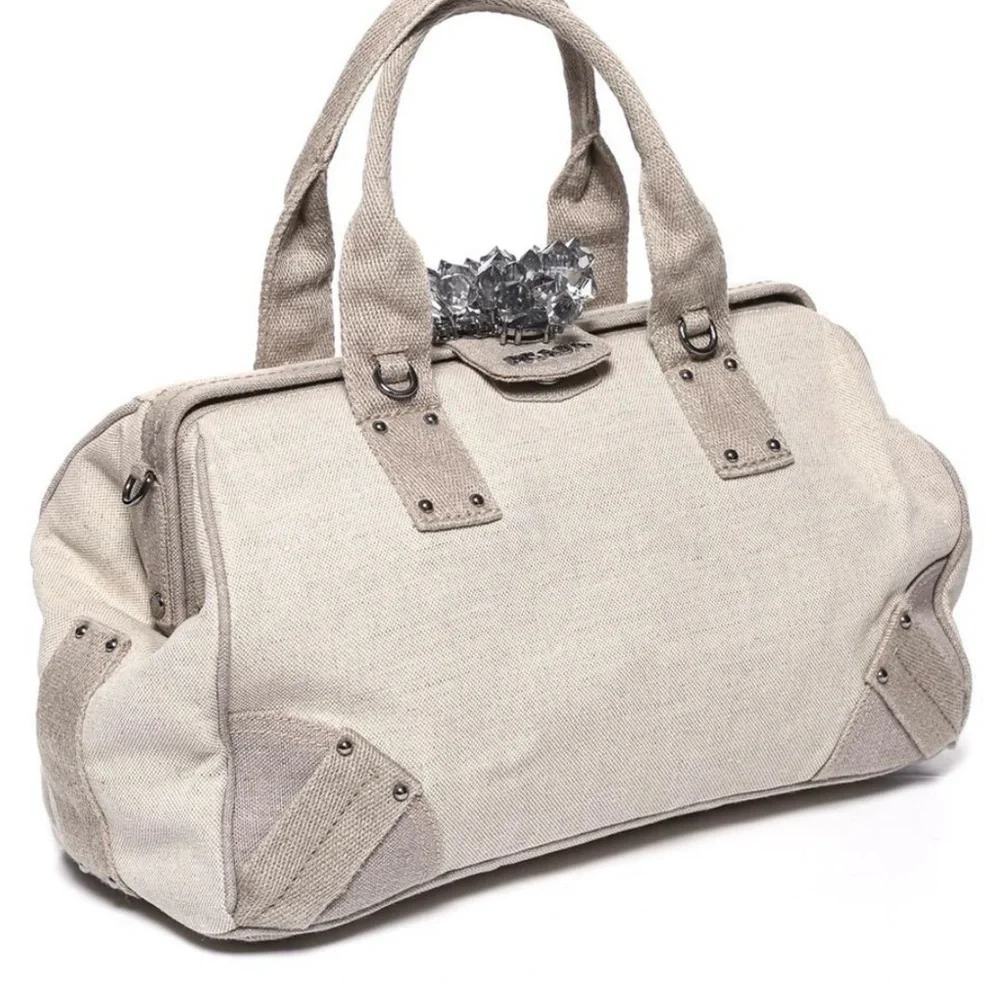 PRADA Mistolino Canvas Bag with Strap - Picture 16 of 16